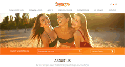 Desktop Screenshot of kwiktan.co.uk